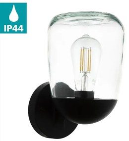 Eglo 98701 - Vonkajšie nástenné svietidlo DONATORI 1xE27/60W/230V IP44