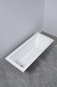 Erga Pureline-S, vaňa 1800x800x400 mm bez nožičiek, biela lesklá, ERG-V07-PURELINE-S-180x080-WH