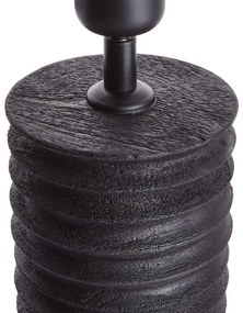 GROOVED Podstavec lampy 25 cm - čierna