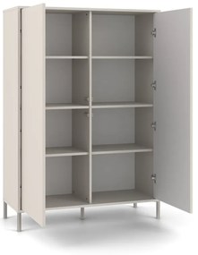 Vitrína KAMARO 2DD 103,5 cm kašmírová
