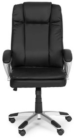 Ergonomická kožená kancelárska stolička s dvojitou výplňou