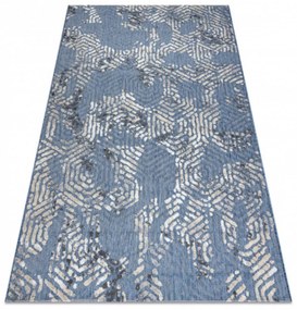 Kusový kobere Heksa modrý 140x190cm