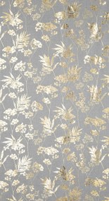 ZÁCLONA NA KRÚŽKOCH DELIA 140X250 CM LISTY