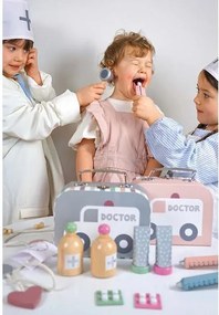 Lekársky kufrík pre deti ružový