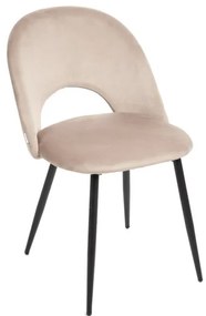 Jedálenská stolička TERCIO zamatová béžová 871011