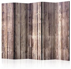 Paraván - Wooden Charm II [Room Dividers] Veľkosť: 225x172, Verzia: Obojstranný