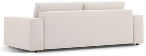 Béžová rozkladacia pohovka 247 cm Jodie – Micadoni Home