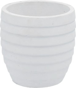 Garden Line CEMENTOVÝ OBAL NA KVETINOVÝ KÔŠ 12 x 12 x 12 CM BIELY *1350