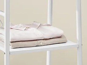 Stojan na oblečení s botníkem Vasagle Greya bílý II