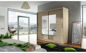Skriňa London VII, Farby: biela, Osvetlenie: osvetlenie LED RGB - farebné