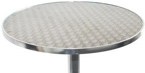 Barový bistro stôl okrúhly 11352, hliník - v70/110 x Ø60 cm