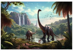 Tapeta neodhalená krajina dinosaurov