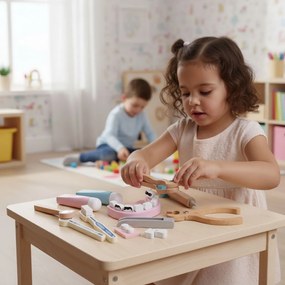 Drevená sada pre malého lekára v kufríku, 34 dielov