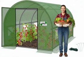 GARDEN LINE 3-segmentový fóliový záhradný tunel 3x2x2m s otváracími dverami TUN3941