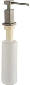Dávkovač na mydlo/saponát zabudovaný „CUBIC” sivý