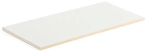 Polica THEO, 1000x450/470 mm, brezové hrany, biela
