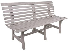 Sivá drevená záhradná lavica Mandalay – Garden Pleasure