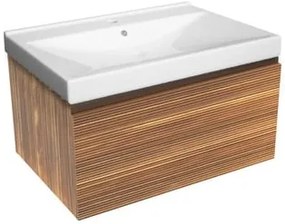 Kúpeľňová skrinka s umývadlom Naturel Elsa 79x35x45,5 cm eben mat ELSA80EBU1