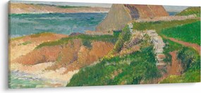 Obraz - Henri Moret, The Island of Raguenez, Brittany, reprodukcia (120x50 cm)