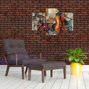 Obraz - Hudobné nástroje (90x60 cm)