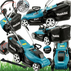 Elektrická Kosačka Makita 1200W 33cm Regulácia Kôš 30L ELM3320 Izolácia
