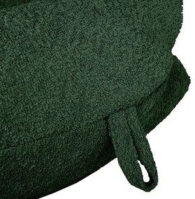 Sedací vak SAKO tmavozelený bouclé