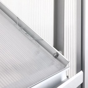 Polykarbonátový skleník 250 cm x 190 cm x 195 cm