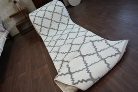 Behúň SKETCH F343 bielo / sivý trellis