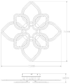 Zuma Line MS236180R-WH-LED Stm. svietidlo ILLUMIA LED/75W/230V 3000-6000K biela+DO
