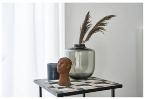 Sivá sklenená váza (výška 21 cm) Daun – Villa Collection