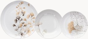 Porcelánová súprava riadu Madison Poesia, 6 osôb, 18 ks