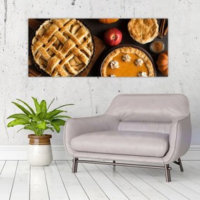Obraz - Tekvicový koláč (120x50 cm)