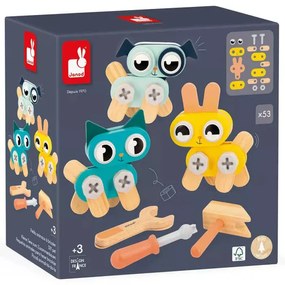 BricoKids - 3 malé zvieratká na zostavenie