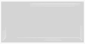 Zrkadlo Moen White 60 x 120 cm