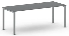 Kancelársky stôl METAL 200x80 cm, grafit