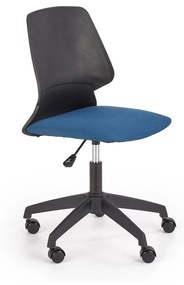 Detská stolička na kolieskach Gravity - modrá / čierna