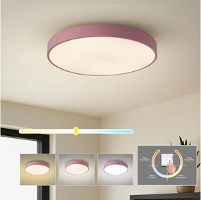 Brilagi - LED stropné svietidlo POOL LED/60W/230V 3000/4000/6000K 50 cm ružové