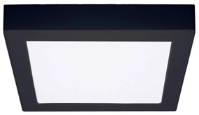 Solight WD173-B- LED Stropné svietidlo LED/18W/230V 3000/4000/6000K čierna hranatý