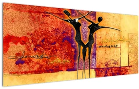 Obraz - Africká bohyňa (120x50 cm)