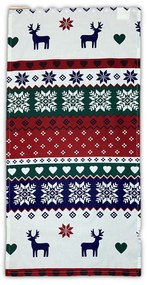INTERMEDIC SK Vianočný obrus Christmas Time blue/green 40x80 cm