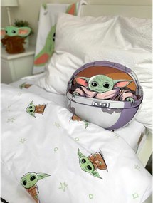 Mikroplyšový detský vankúšik ø 40 cm Star Wars "Mandalorian 02" – Jerry Fabrics