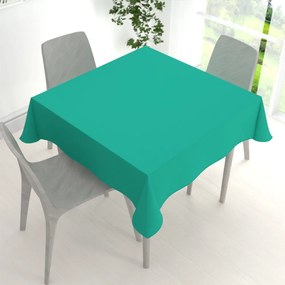 Biante Dekoračný štvorcový obrus Rongo RG-091 Tyrkysovo zelený 100x100 cm