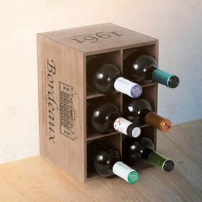 Drevený stojan na víno Balvi Bordeaux
