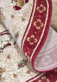 Villeroy & Boch, Kusový koberec Villeroy & Boch Toy's delight so strihaným vlasom 106217 Red, Multicolor kruh, 160x160 (priemer) kruh, červená, obývacia izba