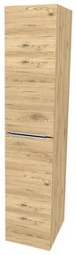 Mereo, Mereo Mailo, kúpeľňová skrinka vysoká 170 cm, chróm madlo, Multidecor, Dub San remo sand, MER-CN594LPDSAN