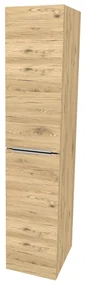 Mereo, Mereo Mailo, kúpeľňová skrinka vysoká 170 cm, chróm madlo, Multidecor, Dub San remo sand, MER-CN594LPDSAN