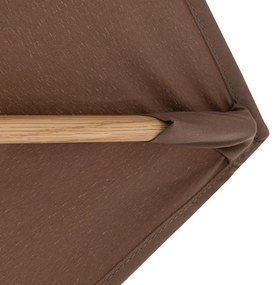 Doppler ALU WOOD 220 x 300 cm - výkyvný záhradný slnečník s bočnou tyčou s ULTRA UV ochranou, 100 % polyester