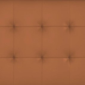 Koňakovohnedá rozkladacia pohovka z imitácie kože 191 cm Maine – Støraa