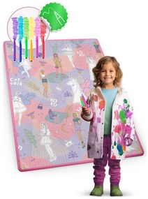 Rolovaná penová podložka na vyfarbovanie 120 x 90 x 0,3 cm Ricokids RK-344
