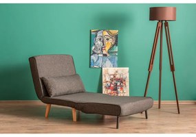 Tmavosivé kreslo Folde – Artie